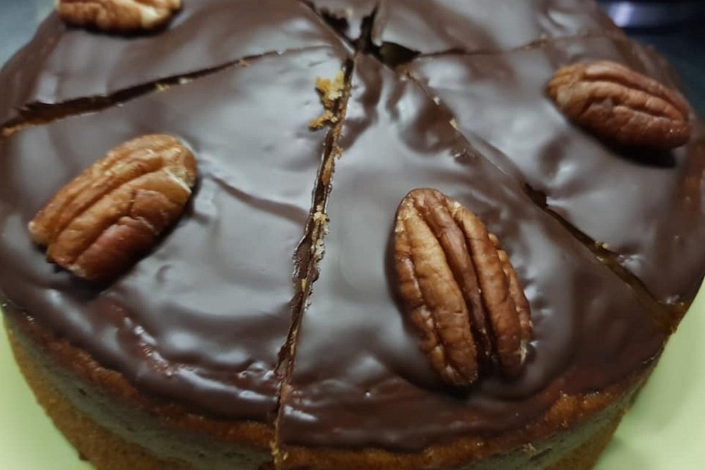 Ciasto bananowe z orzechami pekan